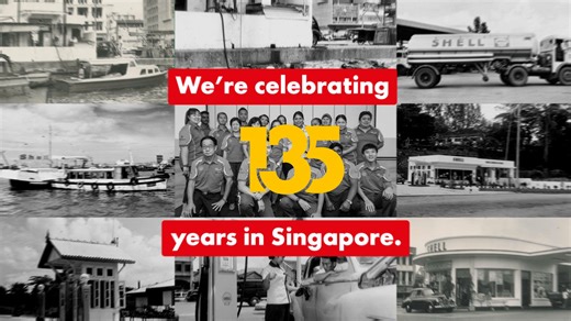 Celebrating 135 years in Singapore — with our eyes on the future. Shell has been part of Singapore’s growth story for 135 years. From energy systems to innovation, it’s been a journey of continuous progress shaped by our customers, partners and people. This anniversary isn't just a reflection; it's a launchpad for what comes next. Thank you for being a part of our journey. #ShellSG135 #ShellSG | Shell