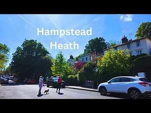 Residential Walk In Hampstead Heath | The Best Streets In London| Walking Tour | 4K