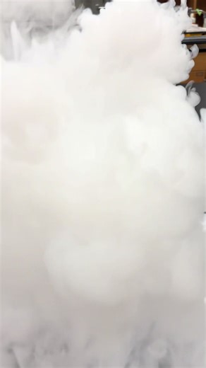 Another Liquid nitrogen demo! Adding hot water to liquid nitrogen creates a cool cloud ☁️! #college #frostburgstateuniversity #stemeducation #chemistry