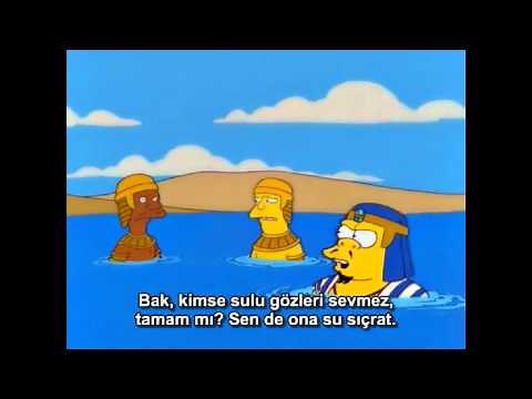 simpsons episode 18 season 10 moses scene
