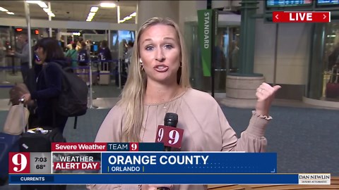Central Florida airports grapple with weather delays amid spring break rush