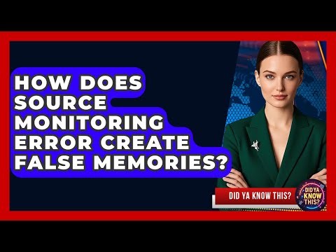 How Does Source Monitoring Error Create False Memories? - Did Ya Know This