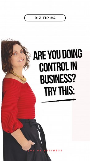 How many of you do control in business?And how many of you try to choose based the result that you think is going to work?Ask yourself:What can I change here that would allow this to work and show up as greater?'Allow yourself and your business to receive from the entirety of the universe. Follow @joyofbusiness for more business tips! | Joy of Business