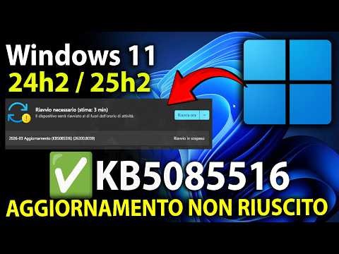 KB5085516 - How to Fix Update Failed / Installation Problems on Windows Update