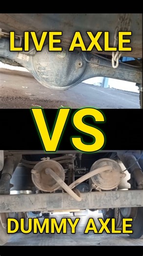 Live axle vs dummy axle #shorts #automobile #axle #foryou #mechanic #garage #tips #technology #top