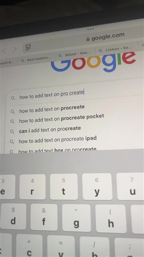 part one how to get text on procreate