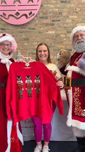 Colette Clothing Boutique on Instagram: "North Pole approved ❄️🎅 Santa & Mrs. Claus loving our winter accessories 🤍🧤 Shop small online + use code SHOPSMALL for 30% off ✨ Free shipping on $30+ — hurry, Christmas shipping cut-off is coming soon! 🎄"