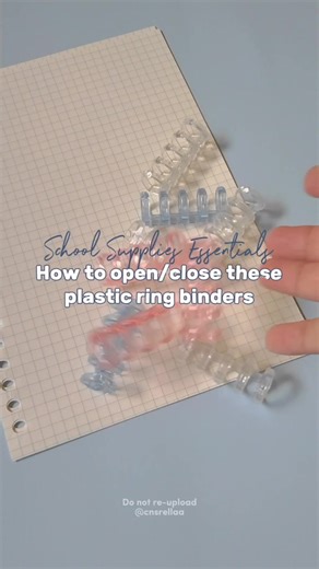 How to Easily Open Plastic Ring Binders for School Supplies