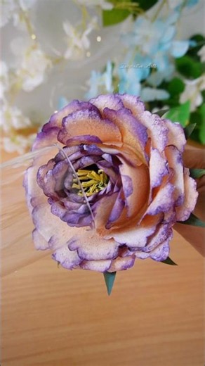 How to Make Aesthetic Rose 🌹 With Paper Towel 🧻 /DIY Flower Making Ideas With Napkin/#diy #craft
