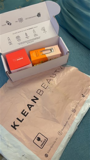 Klean beauty products | unboxing products | #ytshorts #viral #unboxing #kleanbeauty #fypシ #shorts