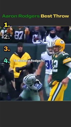 Some of Aaron Rodgers best throw for the Packers #nfl #football #aaronrodgers #nflplayer