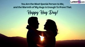 Hug Day 2023 Wishes & Greetings: Love Messages, Romantic Embrace Quotes, Images, HD Wallpapers, Hug Photos and GIFs To Share During the Valentine’s Week | 🙏🏻 LatestLY