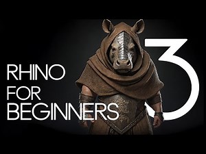 Rhino for Absolute Beginners — Ep3 | Creating Surfaces & Solid Modeling