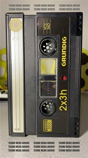 Double Sided Video Cassette - Grundig VCC 360 - Video 2000 #Shorts