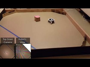 Unity ML Agents robot simulation transferred to real life robot