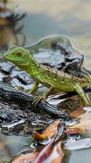 This Lizard Runs on Water… (Basilisk Lizard)