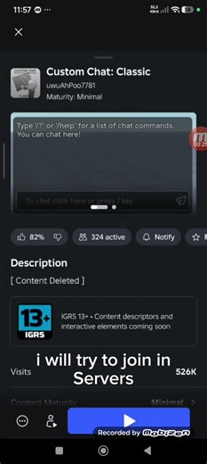 I GOT BANNED FROM CUSTOM CHAT: CLASSIC!!!#banned #roblox #chat