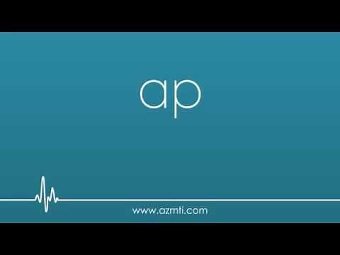 CNA Abbreviations: ap