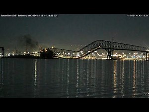 Baltimore Francis Scott Key Bridge collapse caught on camera: Full video