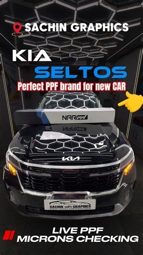 Micron Testing ( 220 TPU) 😱 #automobile #shorts #ppfprotection #ppf #kia #seltos #autodetailing