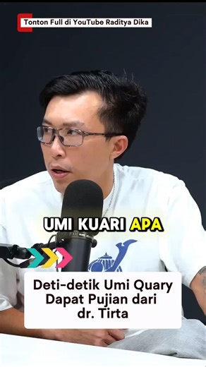 dr. Tirta puji umi Quary di podcast Raditya Dika #drtirta #radityadika #umikuari #podcastclips #fyp