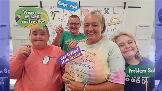 Kitty shows us how her community created a “Camp Math Map” to help...