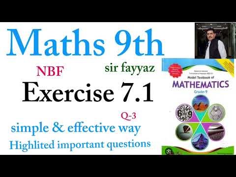Maths class 9th | exercise 7.1 | ex 7.1 | Q 3 | unit 7 | Coordinate Geometry | chapter 7 | 9th
