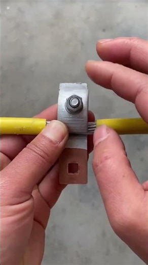 Fast and safe way to connect two different wires using smart connector #electrical #wiring #DIYtools