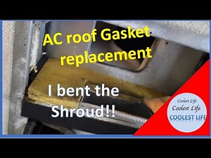 AC Repair - Replace Roof Gasket - Start to Finish - And what went wrong.