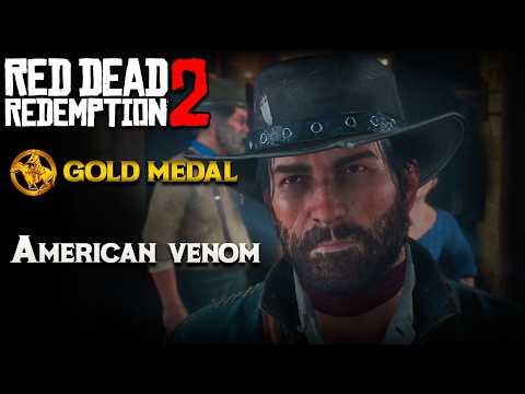 RDR2: American Venom | Gold Medal Guide Walkthrough | No Commentary (4K)