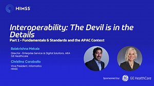 (Sponsored) Introducing interoperability standards in Asia-Pacific health systems - HIMSS TV Homepage
