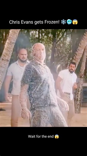 Chris Evans gets FROZEN! ❄️😱 (Wait for the end) ​#RedOne #TheRock #Chris Evans