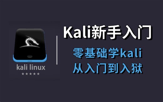 Kali最新教程（小学生都能听懂）从0基础开始学kali linux，再也不用盲目自学了！