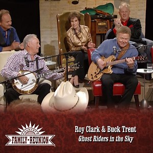 Even as he aged, it was always amazing to watch the legendary Roy Clark at work. Coupled with his friend, Buck Trent, the two made some incredible music over the years. Check out this video of Roy Clark and Buck Trent performing an instrumental of "Ghost Riders in the Sky" from our Gettin' Together series. To see more Country's Family Reunion, go to tinyurl.com/CFRYouTube. Be sure to SUBSCRIBE! #countrymusic #legend #legendary #icon #iconic #royclark #bucktrent #countrysfamilyreunion | Country's