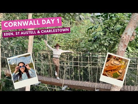 Cornwall Travel Vlog 🇬🇧 | Eden Project, St Austell & Charlestown Harbour