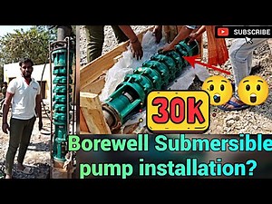 Borewell Submersible pump Installation| Rk Plumbing|