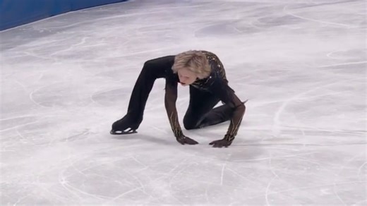 USA’s Ilia Malinin falls twice during free skate program