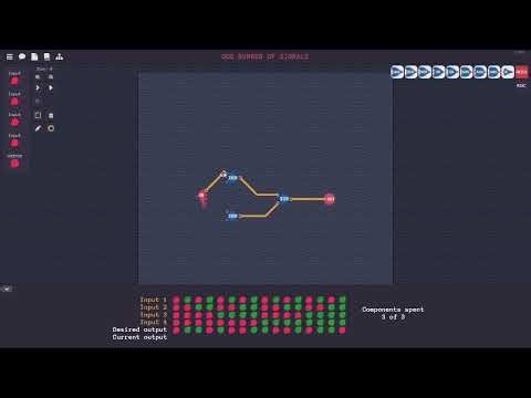 ODD Number Of Signals [SOLUTION] Turing Complete #14