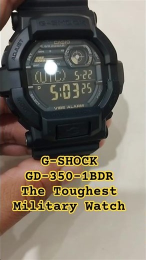 G-SHOCK GD-350-1BDR – The Toughest Military Watch of 2025