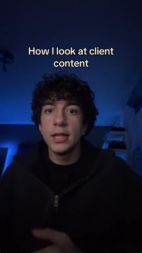 How I look at client content #youtube #mindset #youtubegrowth #socialmediagrowth #creatorbusiness