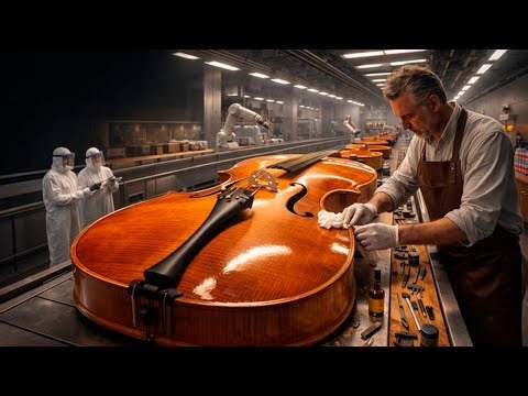 How Handmade Violins Are Crafted – Inside the Traditional Luthier Workshop Full Process