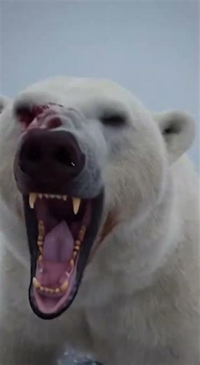 POLAR BEAR vs. MONKEY with a Stick! Arctic Rescue ❄️ 北極熊獵殺肥豬，竟被拿木棍的猴子暴打！