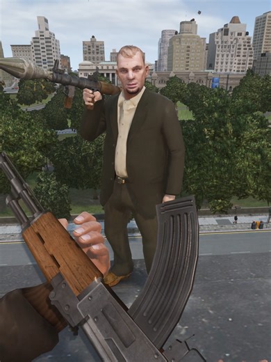 GTA IV First Person Action #gta #gtaiv #gta4