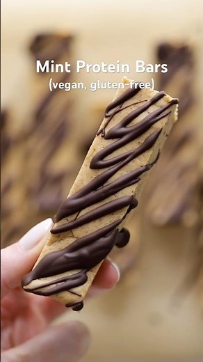 Mint chocolate protein bars 🍃 Vegan & gluten-free | RFHB recipes