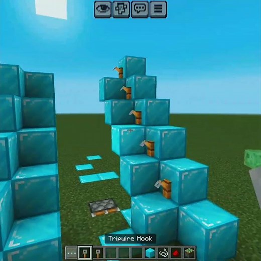 Minecraft automatic stares 😱 Easy Build Tutorial! | Best trip wire Build in Minecraft