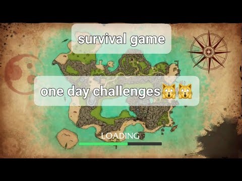 Survival game one day challenge🙀🙀