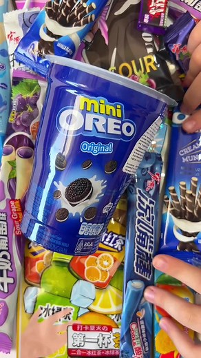 Mini Oreo Unpacking 💙 #asmr #asmrsounds #asmrvideos #unpacking #oreo #minioreo