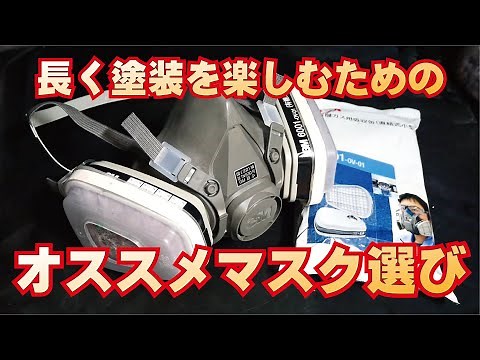 塗装を長く楽しむための【オススメ防毒マスク】