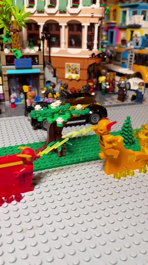 I’ve been cleaning my Lego City Bricksville slowly over the last week, and this is one of my favorite story moments throughout the city. The Flash VS Reverse Flash. #lego #legoideas #legostories #theflash #theflashtvshow #flash #dccomics #legosuperheroes #legodcsuperheroes #justiceleague #letsbuild #afolcommunity #bricksville #flashpoint #legotiktok #legotok