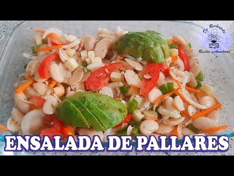 ENSALADA DE PALLARES - EXCELENTE RECETA SALUDABLE